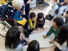 青谷小学校との交流会がありました！